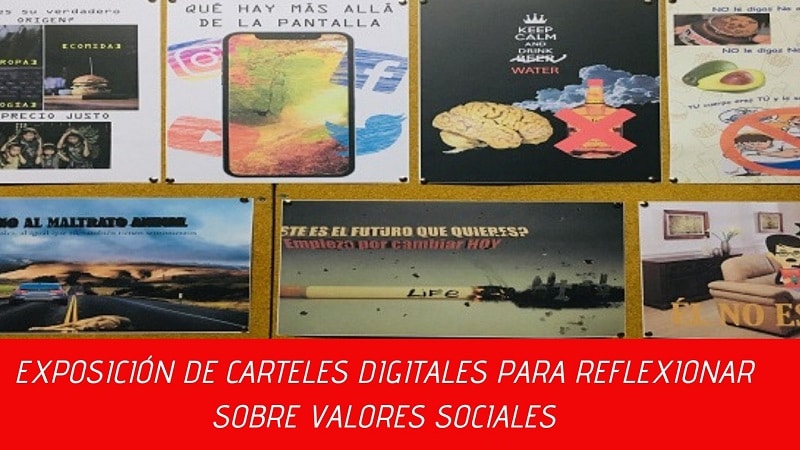 4º de ESO diseña carteles digitales para reflexionar sobre valores sociales