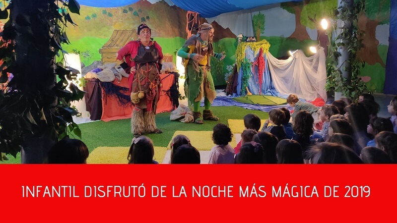 Espectacular Noche Mágica en Infantil con los duendes como protagonistas.