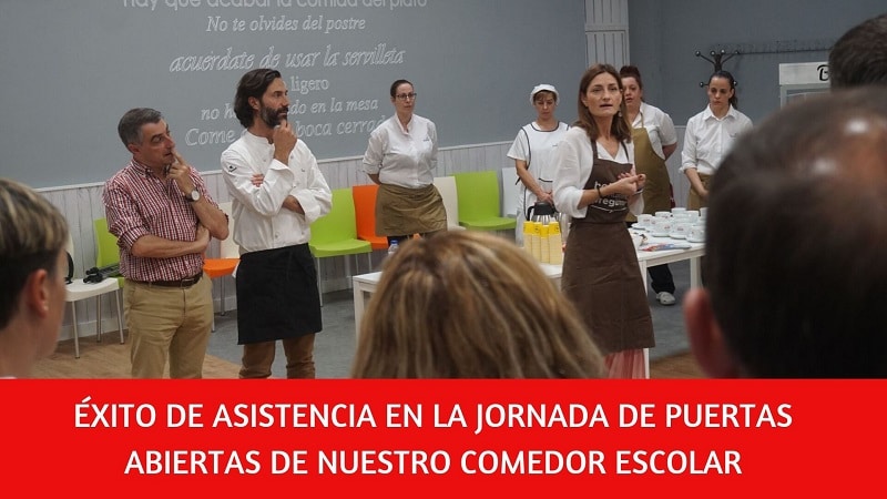 Éxito de asistencia en la Jornada de Puertas Abiertas de nuestro comedor escolar