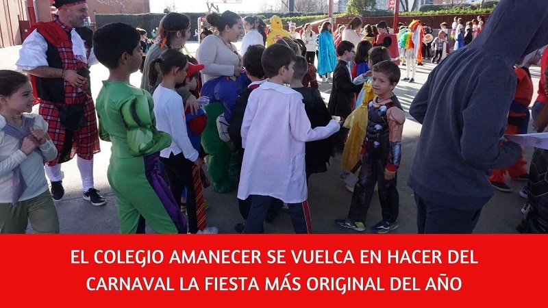 El Colegio Amanecer vivió una gran jornada festiva de Carnaval