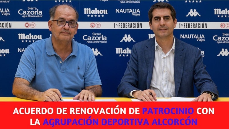 renovación de patrocinio con la A.D. Alcorcón