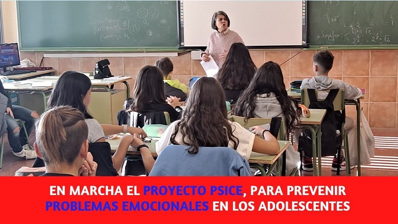 Proyecto PsiCe para prevenir problemas emocionales en los adolescentes