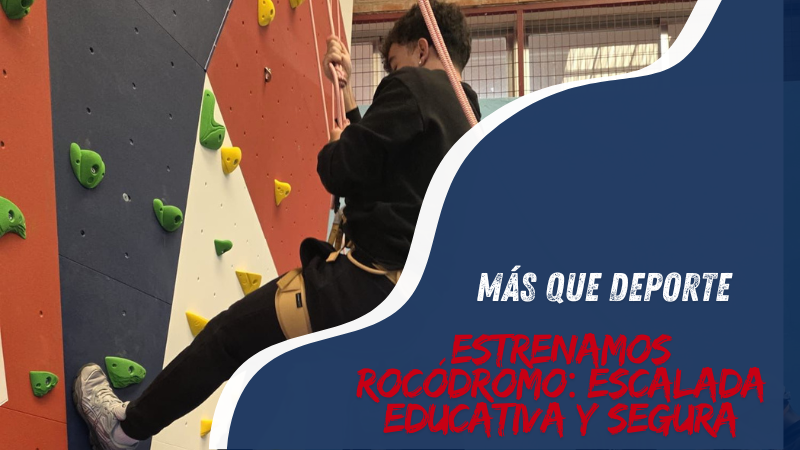 el colegio amanecer estrena rocódromo